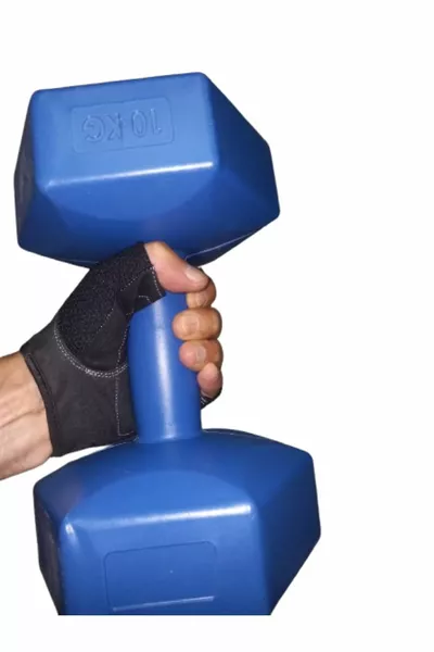 اللياقة البدنية والوزن الجسم الدمبل الدمبل قفاز اللياقة البدنية حجم L