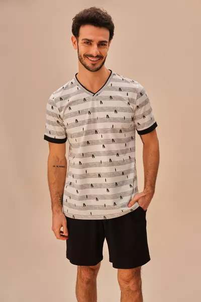 طقم شورت ويلي رجالي