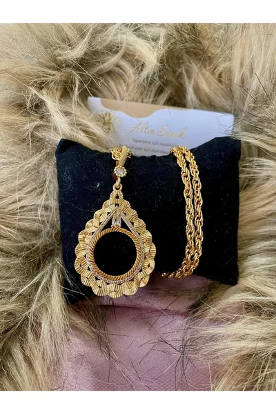 البورمية سلسلة الربع قلادة الربع الإطار قلادة