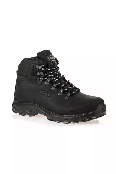 Bottes Homme Imperméable en Cuir Noir CS-