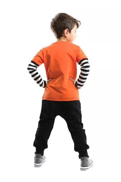 Ensemble de survêtement pour garçon à rayures Gırgır