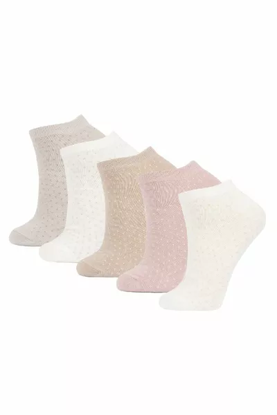 Chaussettes en coton pour femme lot de 5 azns