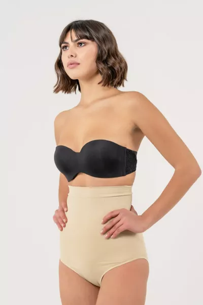 High Waist Thong Shapewear Nude