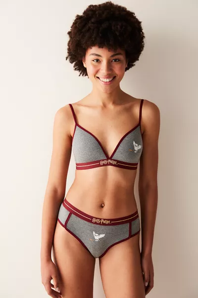 Culotte Hipster Gris Flex - Collection Harry Potter