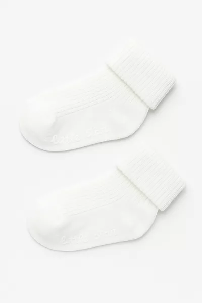 جوارب قصيرة للبنات حديثي الولادة، عبوة مختلطة من 5 قطع متعددة الألوان