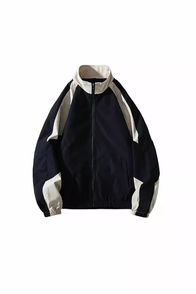 جاكيت كلية فضفاض من قماش الباراشوت الكلاسيكي K توز