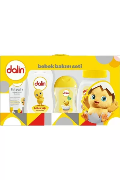 ENSEMBLE CADEAU DE SOIN POUR BÉBÉ DALİN, POUDRE LIQUIDE