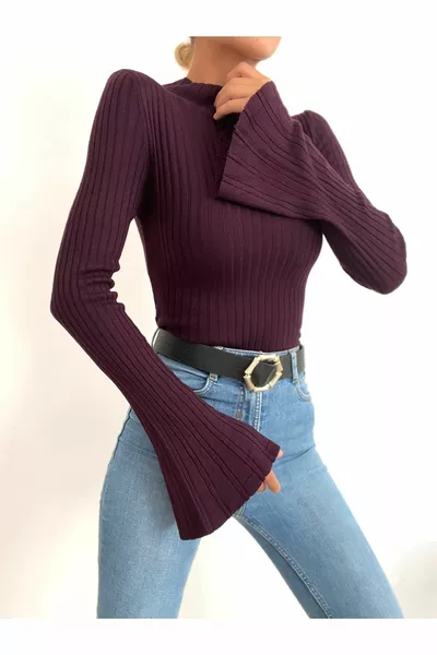 KADIN MERSERİZE İSPANOL KOL TRİKO