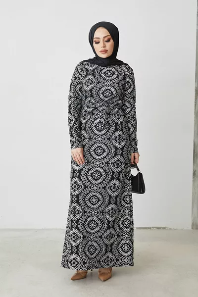 فستان نسائي منقوش