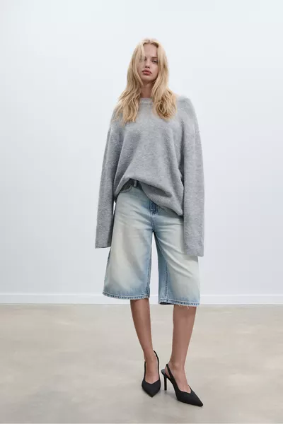 كنزة صوفية ناعمة الملمس