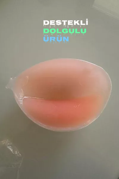 Women's Skin Silicone Padded Adhesive Ghost Meat Bra WITH SUPPORT