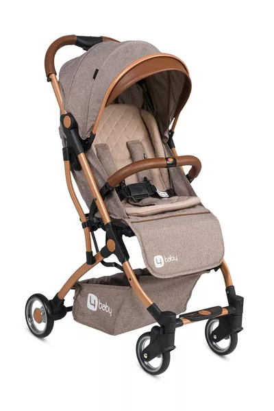 Poussette cabine Drone bébé Or Café