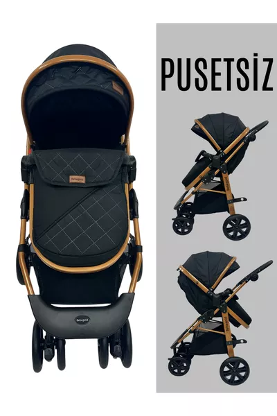 Classic Black Reisesystem, beidseitig nutzbar, (Reisesystem) Kinderwagen ohne Babywanne