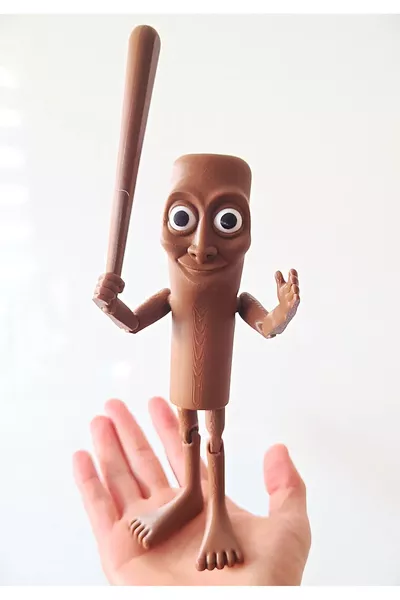 تمثال تونغ تونغ تونغ للسحور – ارتفاع 0.5 سم من مادة PETG صحية، تمثال ثلاثي الأبعاد متحرك وزخرفي