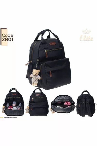 Черна чанта за майки и бебета - Mother Baby Bag - Нирвана