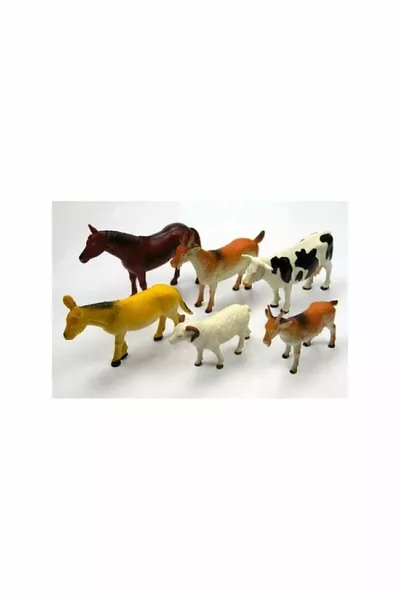 Toy Farm Animals 6 Pieces Cm