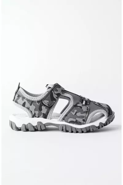 صندل أطفال للجنسين من تويتي، خفيف، يومي، تقويم عظام، بنعل أمامي مغلق وحزام لاصق