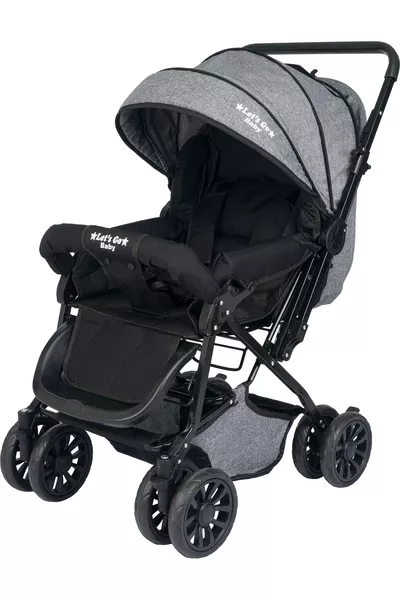 Çift Yönlü Bebek Arabası Bebek Puset Dayanıklı Katlanabilir