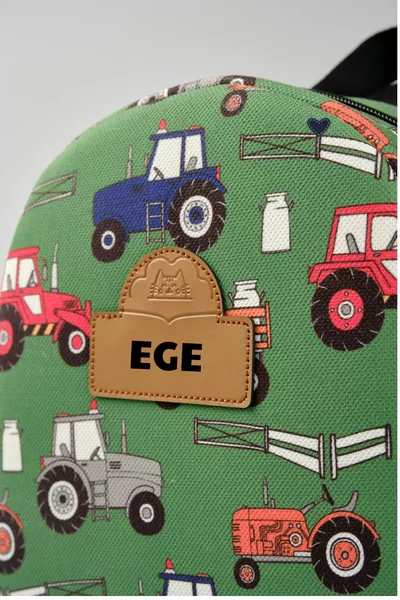 [WE WRITE THE NAME YOU WANT] - Farm Tractors 0-8 Years - Children's Preschool, Nursery Backpack