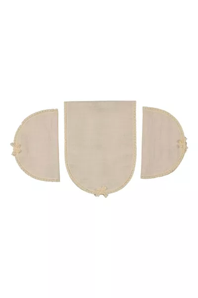 Embroidery Workable 3-Piece Bedroom Set