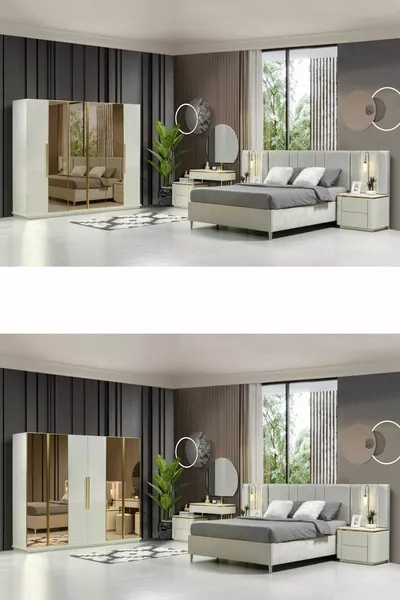 طقم غرفة نوم جولدن