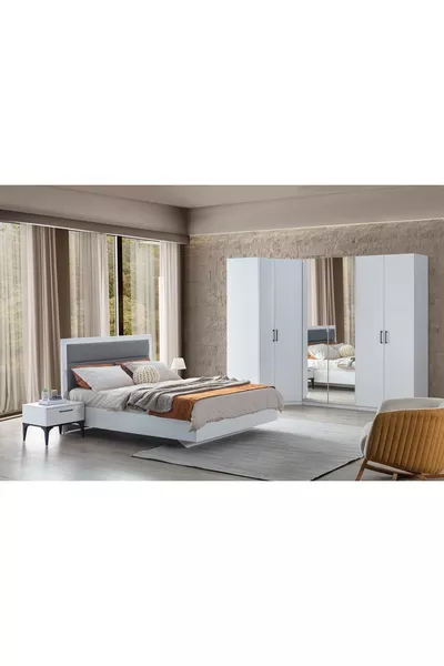 LIFE NOX BEDROOM SET, WHITE