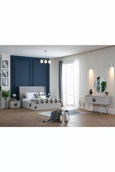 Alaçatı Bazalı Ve Karyolalı Yatak Odası Takımı