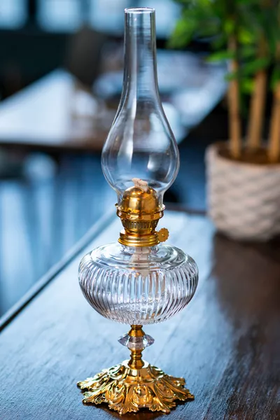 Газовый фонарь на полосатой ножке № 