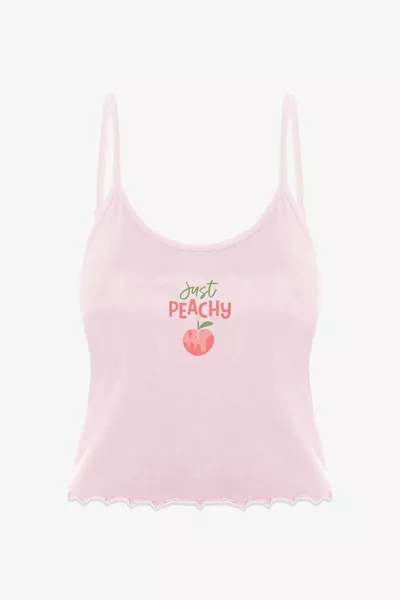 طقم بيجامة نسائي قطني بحمالات وخياطة على شكل شورت