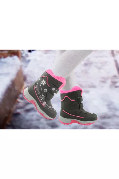 حذاء شتوي بناتي تقويم العظام بطبق نيزلي للمشي على الجليد