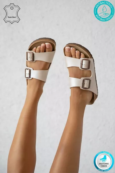 شبشب مدريد للجنسين مع قاعدة تقويم العظام وحزام مزدوج وإبزيم للارتداء اليومي المريح بالمنزل وخارجه