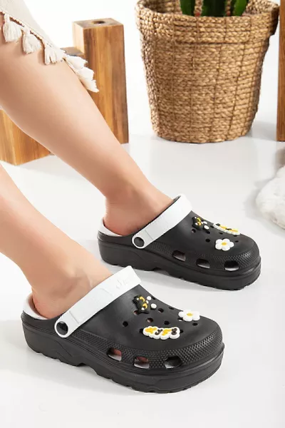 Удобни чехли с твърда подметка за високи натоварвания за болници, готвачи, медицински сестри и лекари, кръстосани сандали сабо