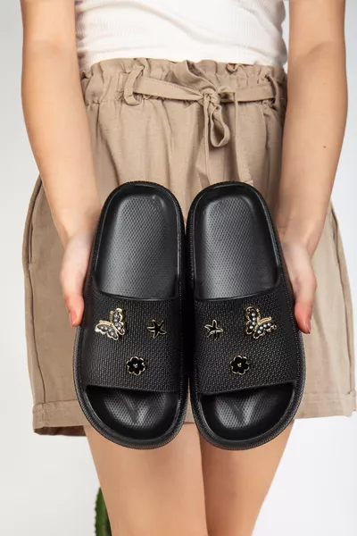 صنادل نسائية بكعب عالي للشاطئ والمسبح والبحر والاستخدام اليومي