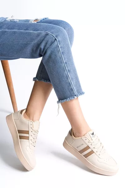Baskets unisex beige 