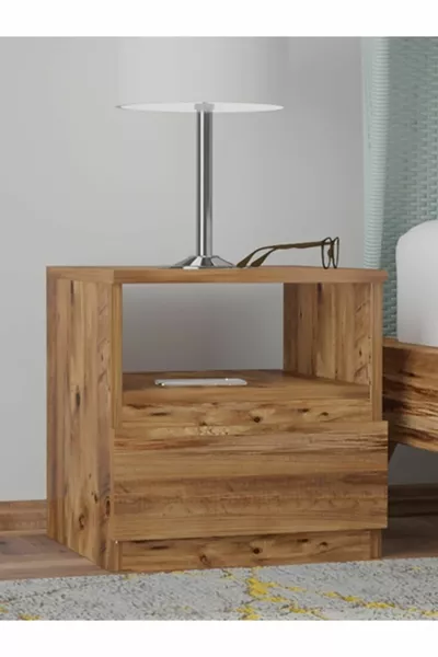 Umut Atlantik Glas Cm Nachtkastje met 1 Lade