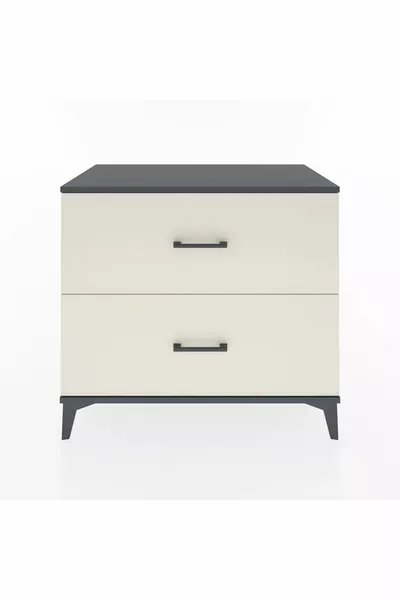 Hyperion Şifonyer 2 Çekmeceli  Antrasit-Aytaşı