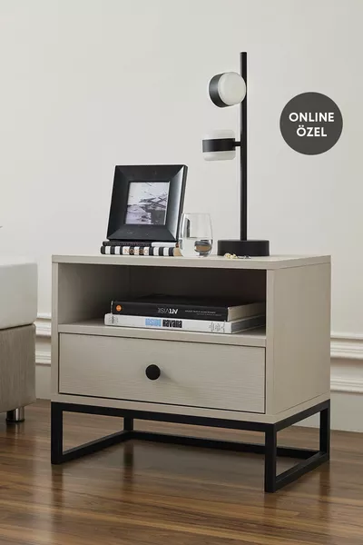 Kalinsta Nachtkastje - Wit