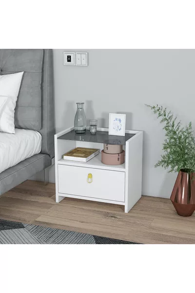 MoBiga Sane Camlı, Çekmeceli Komodin