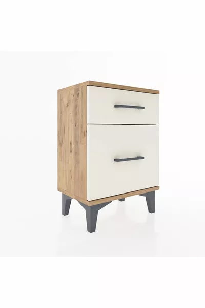 أرجيس كومودين درجين من خشب الصنوبر وحجر العقيق