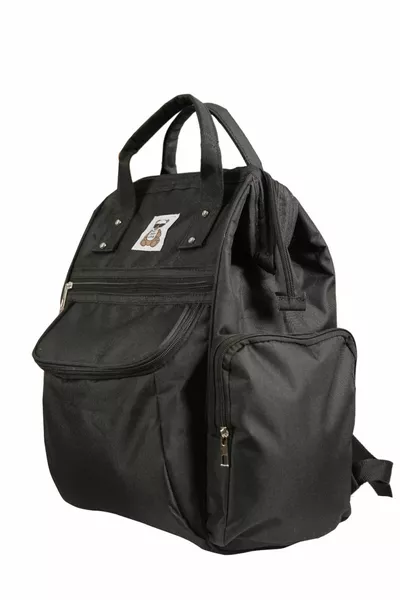 Luxe Babeverzorging Rugzak voor Moeders Zwart