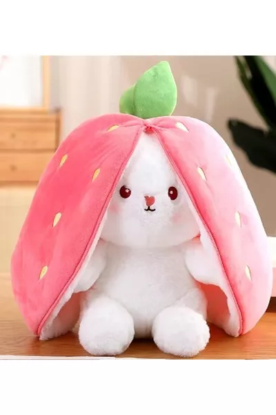 أرنب الفراولة بحقيبة  سم