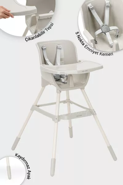 كرسي إرجو ماما – الموديل، اللون الحجري، مريح وسهل التنظيف