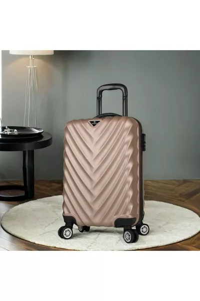 Lotus Abs Small Cabin Size Suitcase Gold