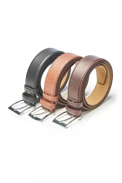 Men's 3-Piece Fabric Belt
