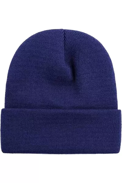 قبعة صوفية أساسية للجنسين باللون الأزرق الداكن