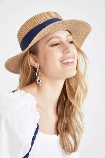 Women's Straw Cowboy Hat