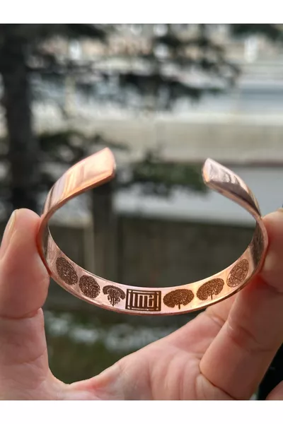 New Model Pure Copper Bracelet 7-Layer Protection Shield Armored Plain Model Unisex Copper Promotional Price