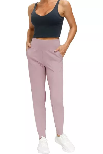 Дамски високопланински йога панталони за бягане Лек спортен долен край