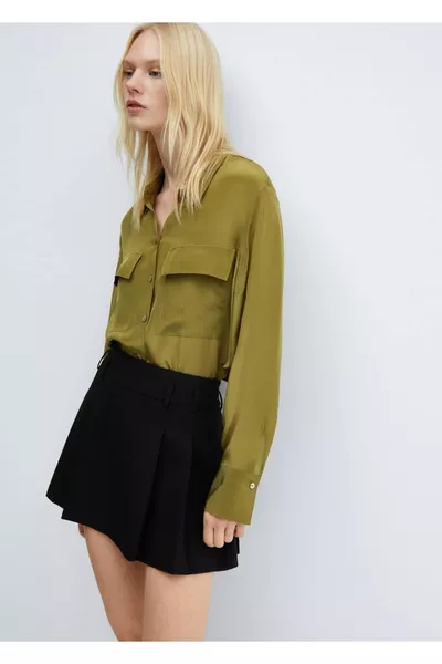 Chemise fluide à poches