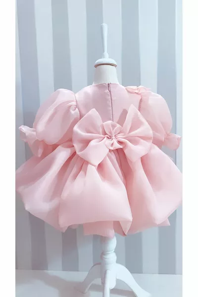 Платье для девочки с пышными рукавами-фонариками - Платье для особого случая